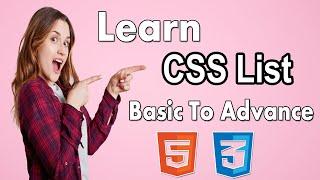 CSS List Properties | List Style Type | List Style Image | (The Easy Way)