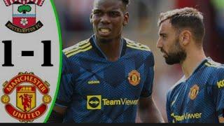 Highlights Southampton vs Manchester United | English Premiere League EPL 2021 | Southampton 1-1 MU