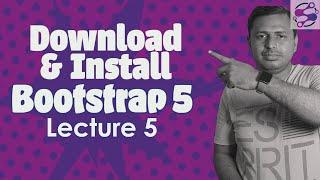 Download and install Bootstrap 5 in Hindi/Urdu | Configure and setup Bootstrap 5 in Hindi/Urdu