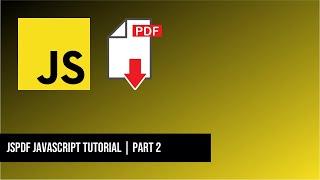 Insert text from paragraph into jsPDF | jsPDF Tutorial Part 2