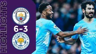 Manchester City vs Leicester City 6-3 Highlights | Premier League - 2021/2022