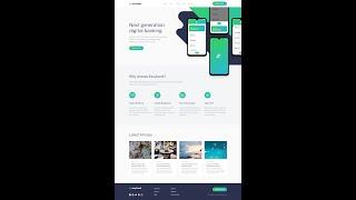 Bootstrap 5 Responsive Landing Page Design | Responsible website design