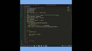 Use c++ as backend to login a web page #cpp #short #youtubeshorts