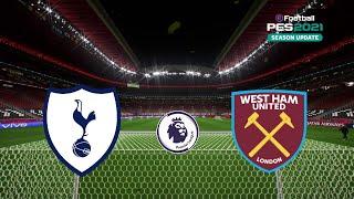 ???? Tottenham Hotspur vs West Ham United | Premier League 2022/23 | eFootball PES Gameplay