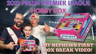 2021/22 Prizm English Premier League Soccer Hobby Box - In Honor of World Cup- Nephews First Video!