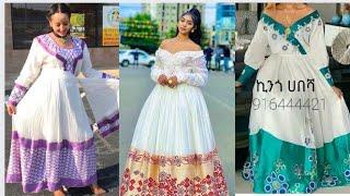 Latest Habesha kemis long and short Gowns for beutiful Ethiopian women