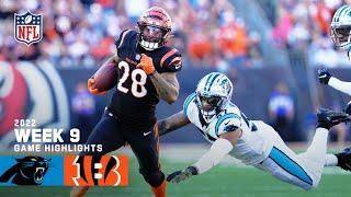 Carolina Panthers vs. Cincinnati Bengals | 2022 Week 9 Game Highlights