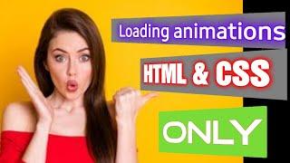 animation using HTML and css loding animation by html and css #viral #trending #meme #html#css #love