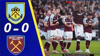 Burnley vs WestHam United 0-0 | All Goals & Highlights | Premier League 2021/22