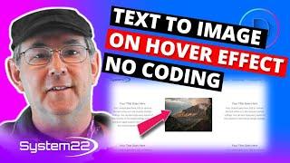 Divi Theme Text To Image On Hover Effect No Coding ????????????