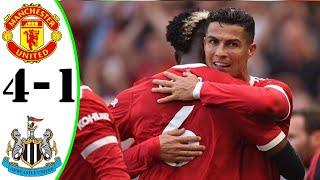 Manchester United vs Newcastle 4 1 Extended Highlights   All Goals 2021 HD