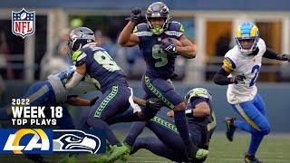 Seattle Seahawks Top Plays vs. Los Angeles Rams | 2022 Regular Season Week 18