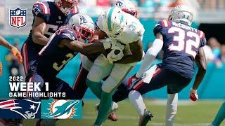 New England Patriots vs. Miami Dolphins Full Game Highlights | NFL Week 1, 2022