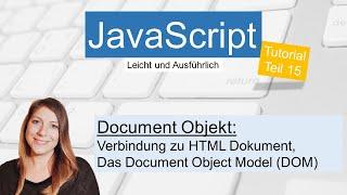 Document Object Model (DOM), JavaScript Tutorial deutsch Teil 15