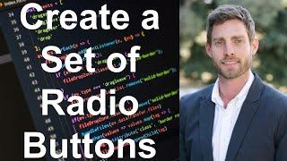 freeCodeCamp Create a Set of Radio Buttons