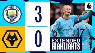 Man City vs Wolves 3-0 Highlights Goals Premier League 22/23 Erling Haaland 3 Goals