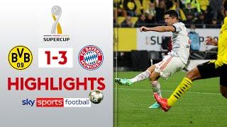 Lewandowski brace gives Bayern Supercup win | Dortmund vs Bayern Munich | German Supercup Highlights