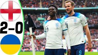 England vs Ukraine 2-0 - All Goals and Highlights 26/03/2023 ???? Kane & Saka