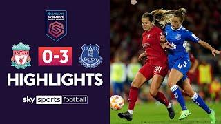 Everton win first Merseyside derby ???? | Liverpool 0-3 Everton | WSL Highlights