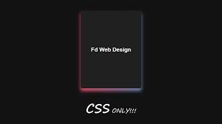 Gradient Shadow HTML CSS | CSS Animation Shadow