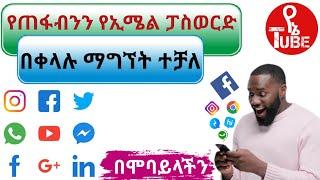 የጠፋብንን ( የረሳነዉን ) የኢሜል ፓስወርድ መልሶ ማግኘት ይቻላል