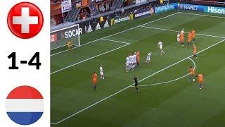 Switzerland vs Netherlands 1-4 Highlights | UEFA Women's EURO 2022 | Romée Leuchter Goals