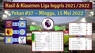 Hasil Liga Inggris Tadi Malam: WEST HAM vs MANCHESTER CITY | Klasemen EPL 2021/2022 Pekan 37