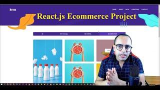 #8 React.js Ecommerce website | react.js project | انشاء موقع تجارة الكترونية باستخدام React.js