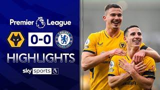 Podence goal chalked off | Wolves 0-0 Chelsea | Premier League Highlights