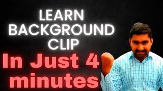 learn background clip in 4 minutes | background clip css property | css tutorial advanced