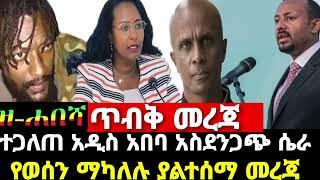 ????ጥብቅ መረጃ የአዲስ አበባ ሴራ ተጋለጠ Zehabesha | News Today  Shukshukta ዘ ሐበሻ ዜና Daily News Today #Ethiopia