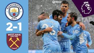 Manchester City vs West Ham United 2-1 | All Goals & Highlights | Premier League 21/22 | Matchday 13