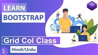 Bootstrap CSS Grid Row & Col Class Tutorial in Hindi / Urdu