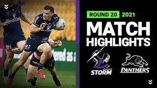 Storm v Panthers Match Highlights | Round 20, 2021 | Telstra Premiership | NRL