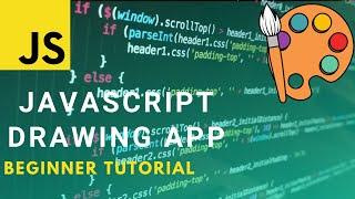 CANVAS JavaScript Drawing App ???? ( Draw, Undo , Change Colors) HTML5 Canvas App Tutorial