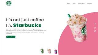 Landing Page Website Design using Html CSS & Javascript ||  Step By Step Web Design Tutorial