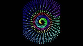 Spindle Design using Python Turtle | #shorts | #python | #turtle | #graphics |