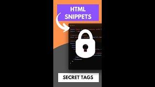 4 HTML Snippets You Dont Know #developer #javascript #interview #short #react #html #css #ytshorts