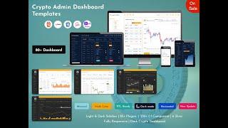 Crypto Admin  -Cryptocurrency Dashboard With Crypto Admin ui Kit