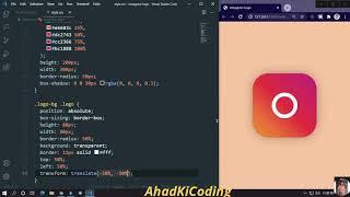 Instagram Logo Design Using Only HTML & CSS | Logo Design Tutorial | HTML5 CSS3 Tutorial