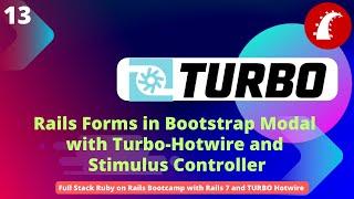 Rails forms in bootstrap modal with turbo-hotwire and stimulus controller