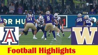 Arizona vs Washington Football Game Highlights 10 15 2022