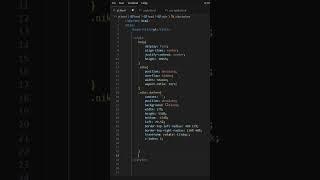 how to make nike logo HTML and CSS coding for beginner using VS CODE 2023 #shorts