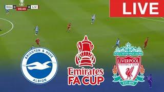 Brighton vs Liverpool LIVE | Emirates FA Cup 2023 FIFA23 GAMEPLAY