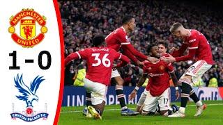 Manchester United vs Crystal Palace 1-0 Match highlights & Fred goal | Premier League - 2021/2022