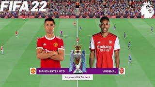 FIFA 22 | Manchester United vs Arsenal - 2021/22 English Premier League Season - Full Gameplay