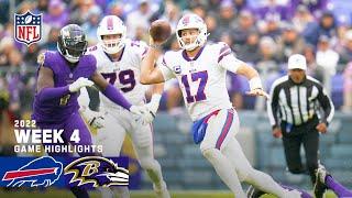 Buffalo Bills vs. Baltimore Ravens | Week 4 2022 Highlights