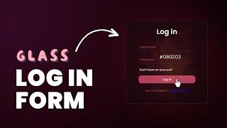 Responsive Login Form in HTML and CSS Easily Step-by-Step Tutorial