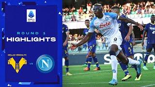 Verona 2-5 Napoli | Goals and Highlights: Round 1 | Serie A 2022/23