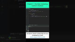 Project 1 - Number Guessing Game in Python